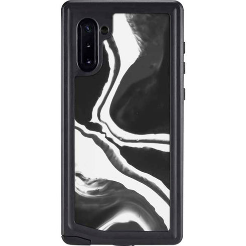 Black Marble Ink Galaxy Cases