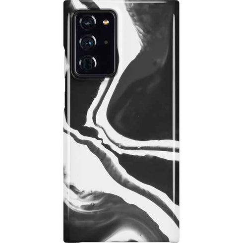 Black Marble Ink Galaxy Cases