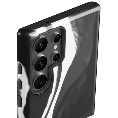Black Marble Ink Galaxy S23 Ultra Pro Case