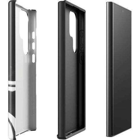 Black Marble Ink Galaxy S23 Ultra Pro Case