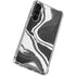 Black Marble Ink Galaxy S24 FE Clear Case