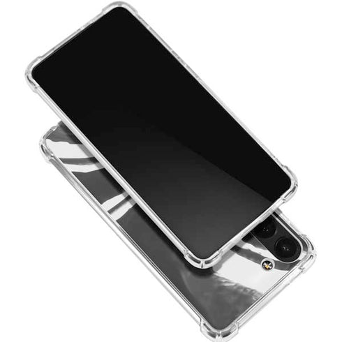 Black Marble Ink Galaxy S24 FE Clear Case