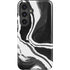 Black Marble Ink Galaxy S25 Impact Case