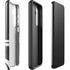 Black Marble Ink Galaxy S25 Impact Case