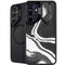 Black Marble Ink Galaxy S25 Kickstand Case