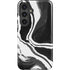 Black Marble Ink Galaxy S25 Plus Impact Case