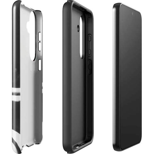 Black Marble Ink Galaxy S25 Plus Impact Case