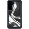 Black Marble Ink Galaxy S24 Plus Waterproof Case