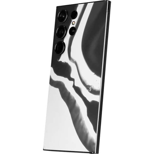 Black Marble Ink Galaxy S25 Ultra Skin