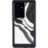 Black Marble Ink Galaxy S24 Ultra Waterproof Case