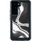 Black Marble Ink Galaxy S24 Waterproof Case