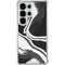 Black Marble Ink Galaxy S25 Ultra Clear Case