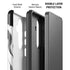 Black Marble Ink Galaxy S26 Impact Case