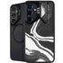 Black Marble Ink Galaxy S26 Plus Kickstand Case