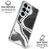 Black Marble Ink Galaxy S26 Ultra Clear Case