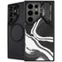 Black Marble Ink Galaxy S26 Ultra Kickstand Case