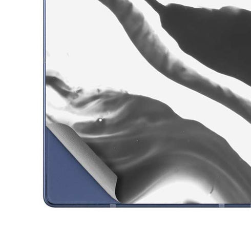 Black Marble Ink Galaxy Z Fold6 Skin