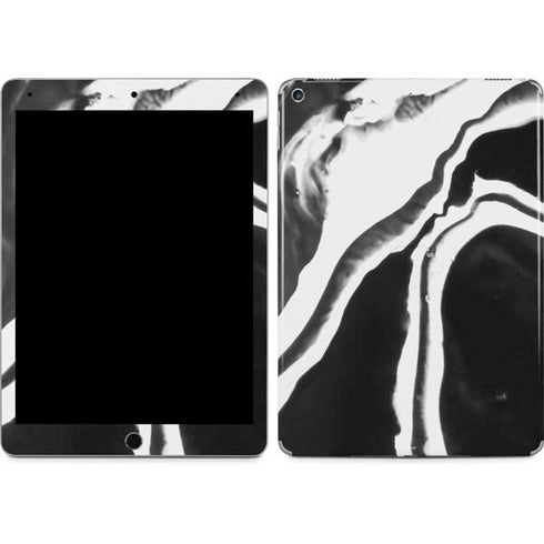 Black Marble Ink iPad Skins