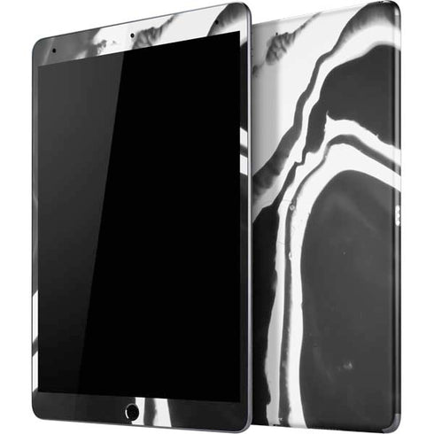 Black Marble Ink iPad Skins