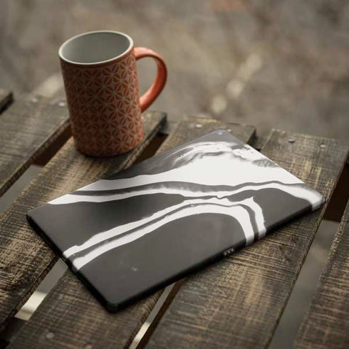 Black Marble Ink iPad Skins