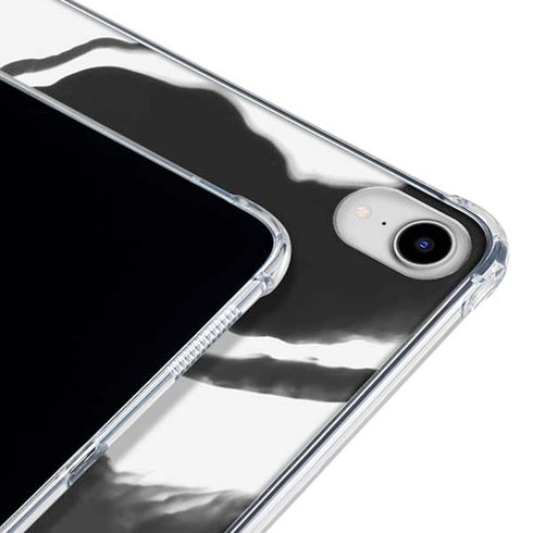Black Marble Ink iPad 11th Gen (2025) Clear Case