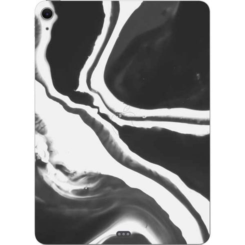 Black Marble Ink Apple iPad Air Skin