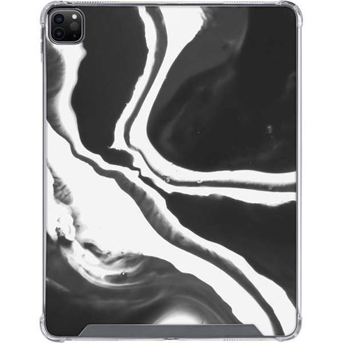 Black Marble Ink iPad Cases