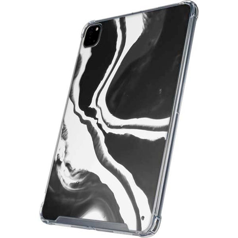 Black Marble Ink iPad Cases