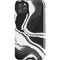 Black Marble Ink iPhone Cases