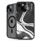 Black Marble Ink iPhone 13 Kickstand Case