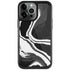 Black Marble Ink iPhone Cases