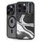Black Marble Ink iPhone 13 Pro Kickstand Case