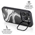 Black Marble Ink iPhone 13 Pro Kickstand Case