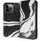 Black Marble Ink iPhone 13 Pro Max Folio Case