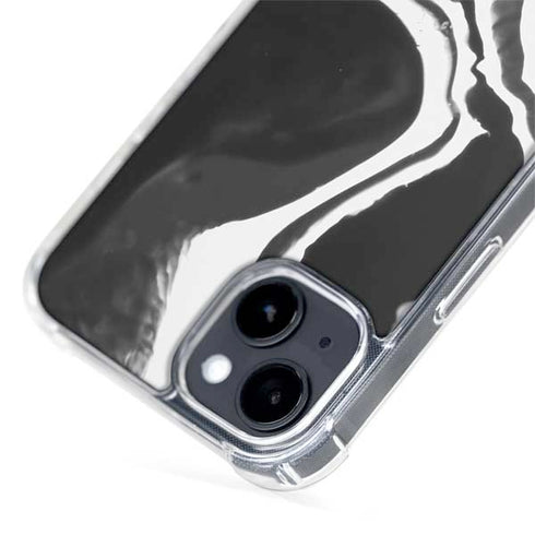 Black Marble Ink iPhone 14 MagSafe Case