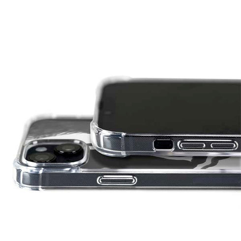 Black Marble Ink iPhone 14 MagSafe Case