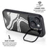 Black Marble Ink iPhone 14 Plus Kickstand Case