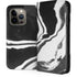 Black Marble Ink iPhone 14 Pro Folio Case