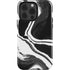 Black Marble Ink iPhone 15 Pro Impact Case