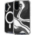 Black Marble Ink iPhone 16 MagSafe Case
