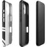 Black Marble Ink iPhone 16 Plus Impact Case