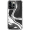Black Marble Ink iPhone 16 Pro Clear Case