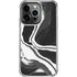 Black Marble Ink iPhone 16 Pro Clear Case