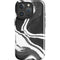 Black Marble Ink iPhone 16 Pro Impact Case