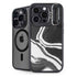 Black Marble Ink iPhone 16 Pro Kickstand Case