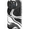 Black Marble Ink iPhone 16 Pro Magsafe Impact Case