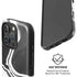 Black Marble Ink iPhone 16 Pro Magsafe Impact Case