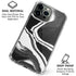 Black Marble Ink iPhone 16 Pro Max Clear Case