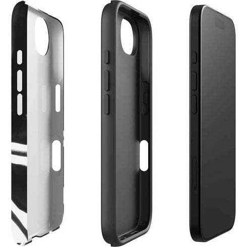 Black Marble Ink iPhone 16e Impact Case