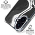Black Marble Ink iPhone 17 MagSafe Case